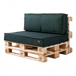 Paletové sedenie Golden Garden GG131 podsedák a vankúš 120cm x 80cm x 15cm zelená